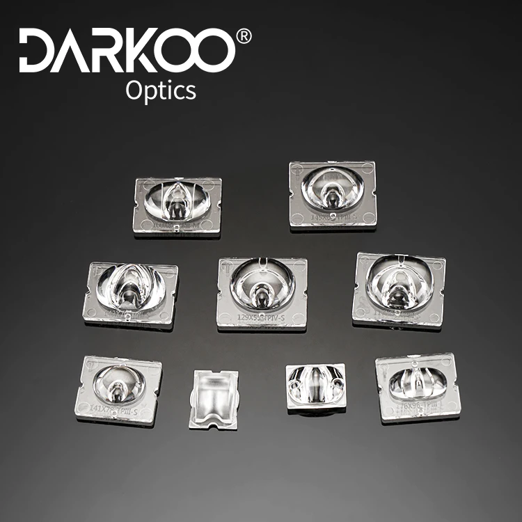Single Lens for Street Light 3030 Supply Darkoo Array Lenses Emitting Round Degree Lighting Accessories  Price Len Optic