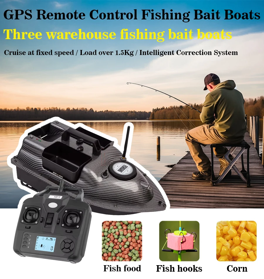 bait boat with fish finder