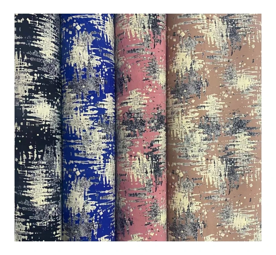 wholesale fabric of polyester stretch print flowers designs 97 polyester 3 spandex for dress