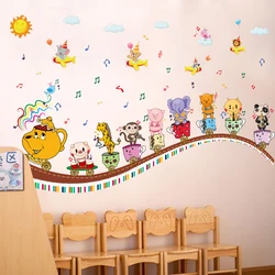 music wall sticker children room sticker animal wall sticker