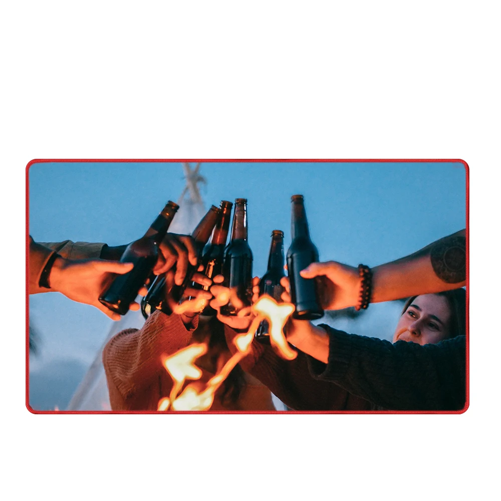 Custom Pattern Printed Nonslip Antislip Rubber Runner Bar Accessories Bar Mat Spill Mat With Logo