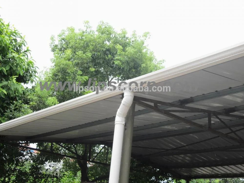 Excellent PVC Plastic Rain Gutter Roof Gutter