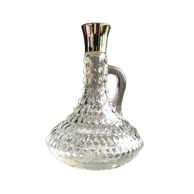 Recyclable New Design Crystal Glass Bottle Whiskey Decanter Engraved Crystal  Wine Jug Decanter