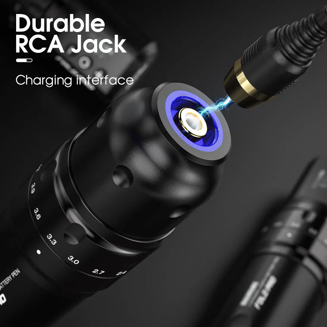 Nova Tattoo Supply RCA connector Changeable Wireless or Wired Pen Machine Tattoo Battery Power Tattoo Gun Pen
