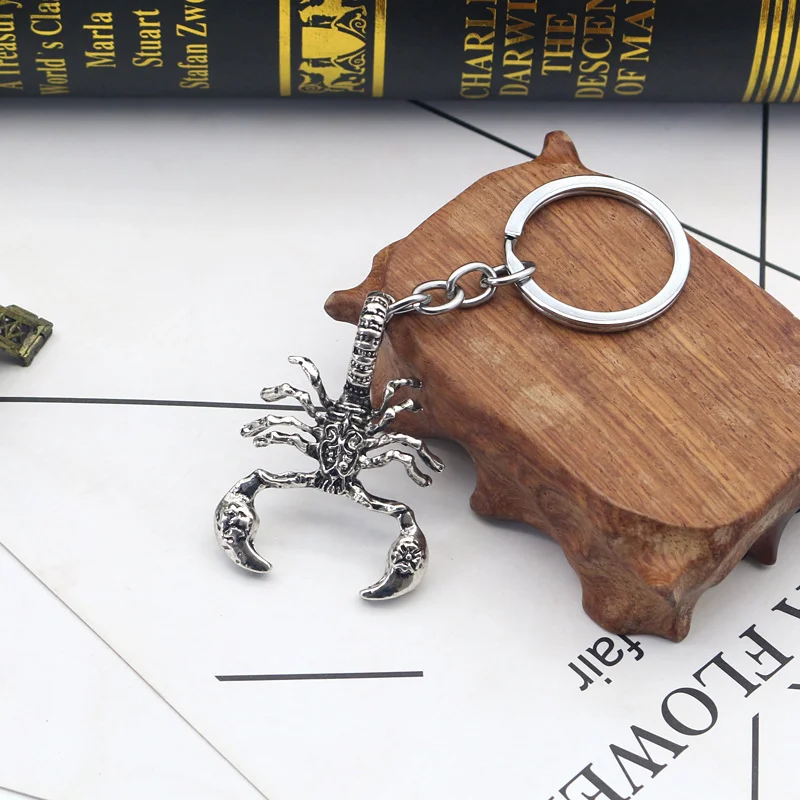 Promotional Metal Key chains Custom sublimation blanks scorpion Keychain Key ring Gifts