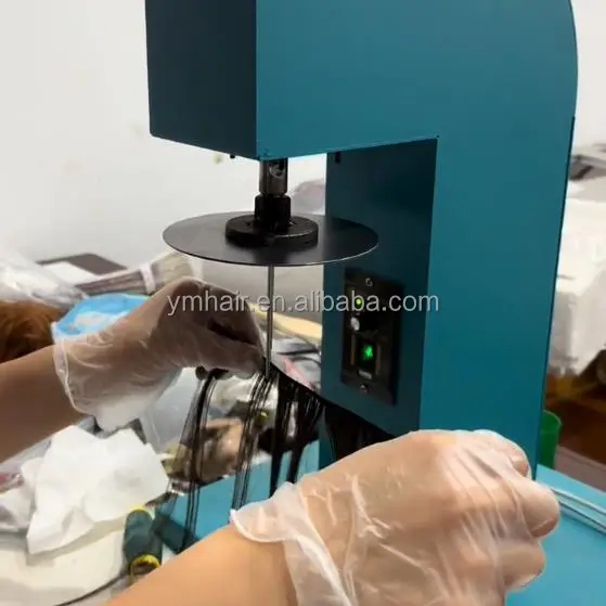 Teach hair making technology professional Hair weft winding machine for factory