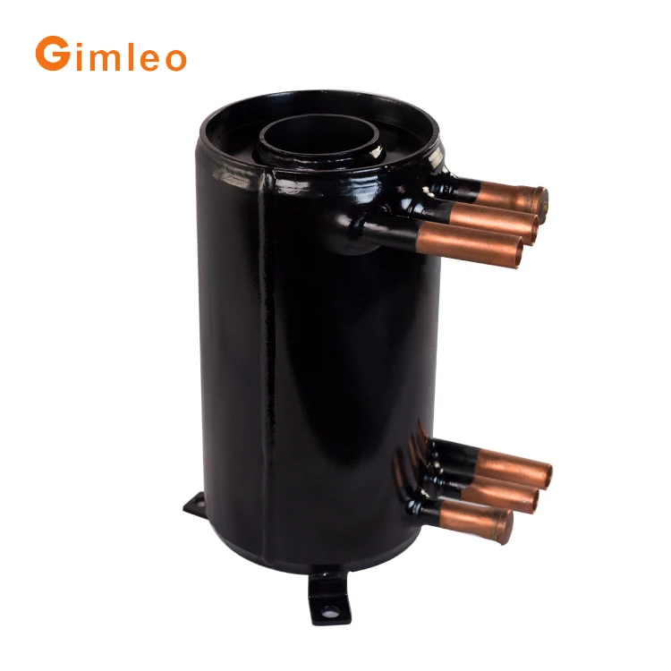 High efficiency single tube shell exchanger/ water heat pump exchangers