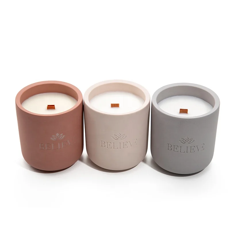 AIKUN Custom Grave Carve Logo Ceramics Unique Gift Soy Gift Lavender Scent Custom Scented Candles With Gift Box