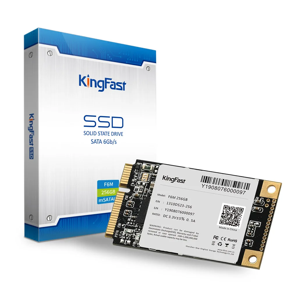 KingFast 128 г ГБ 256 500 512 1 ТБ 2 4 мини Половинный размер mSATA SSD для портативных
