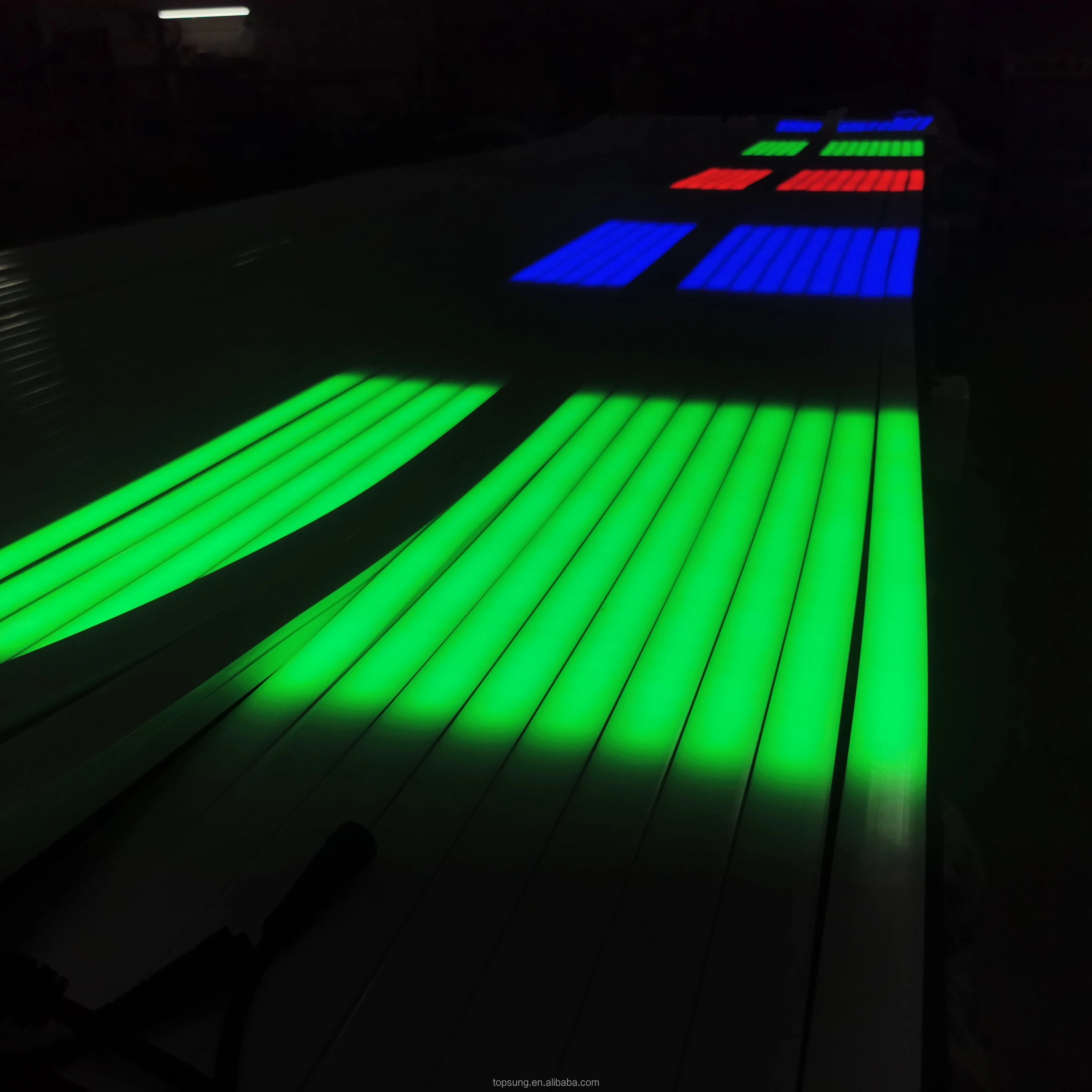 50mm flexible neo neon light bar 24v neonf-flex strips whole sale decorative luz rgbic rgbw dmx 512 digital lightings