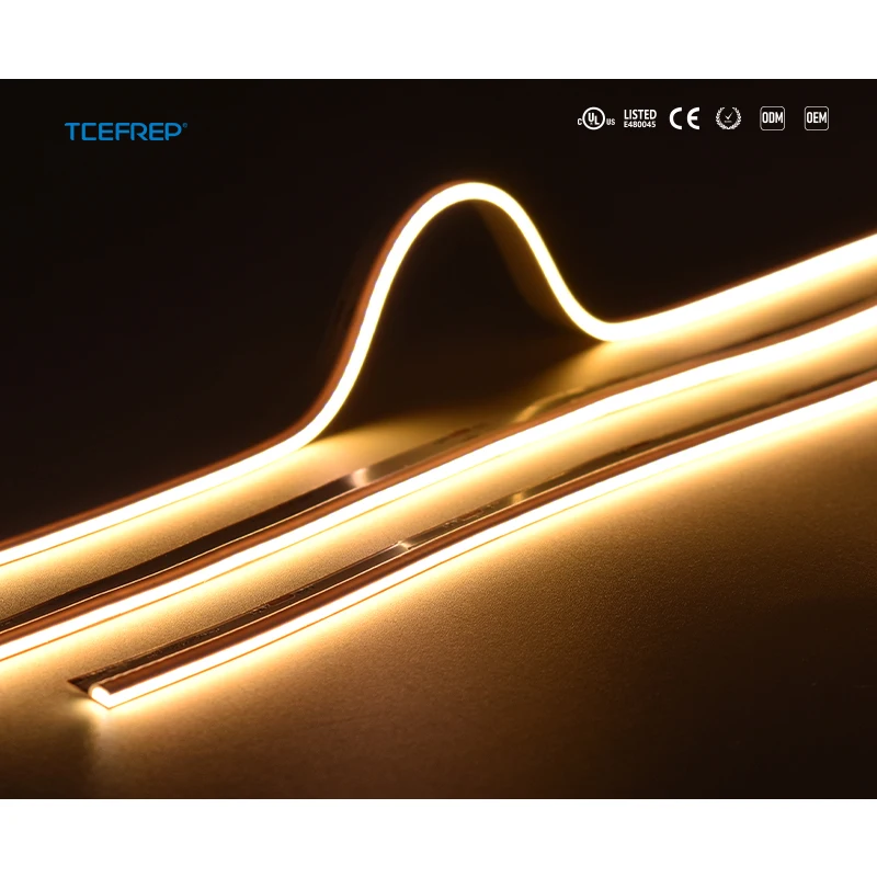 Новые светодиодные полосы 5 м 16 4 фута высокая плотность гарантия От 3 до лет 12 В 24 COB для украшения шкафа