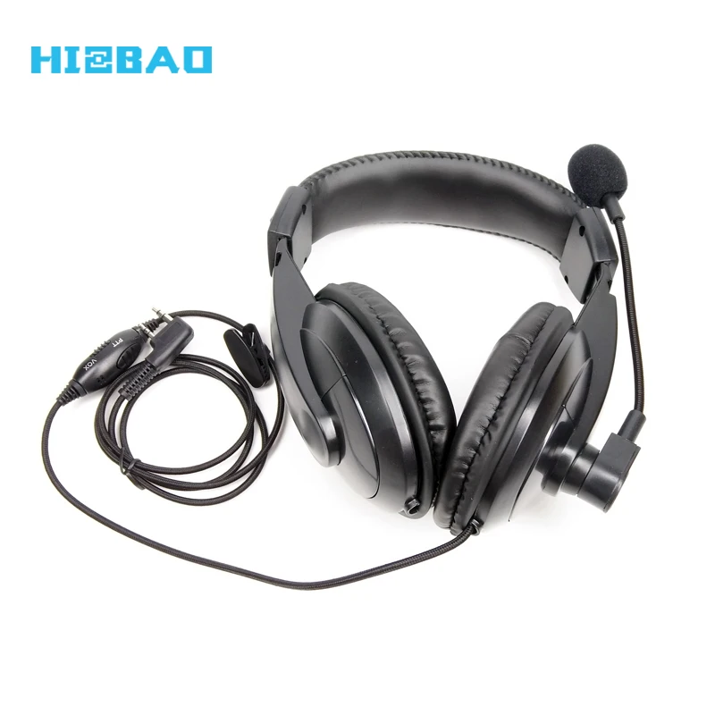 
K type Heavy Duty Walkie Talkie Earpiece Headset with VOX 