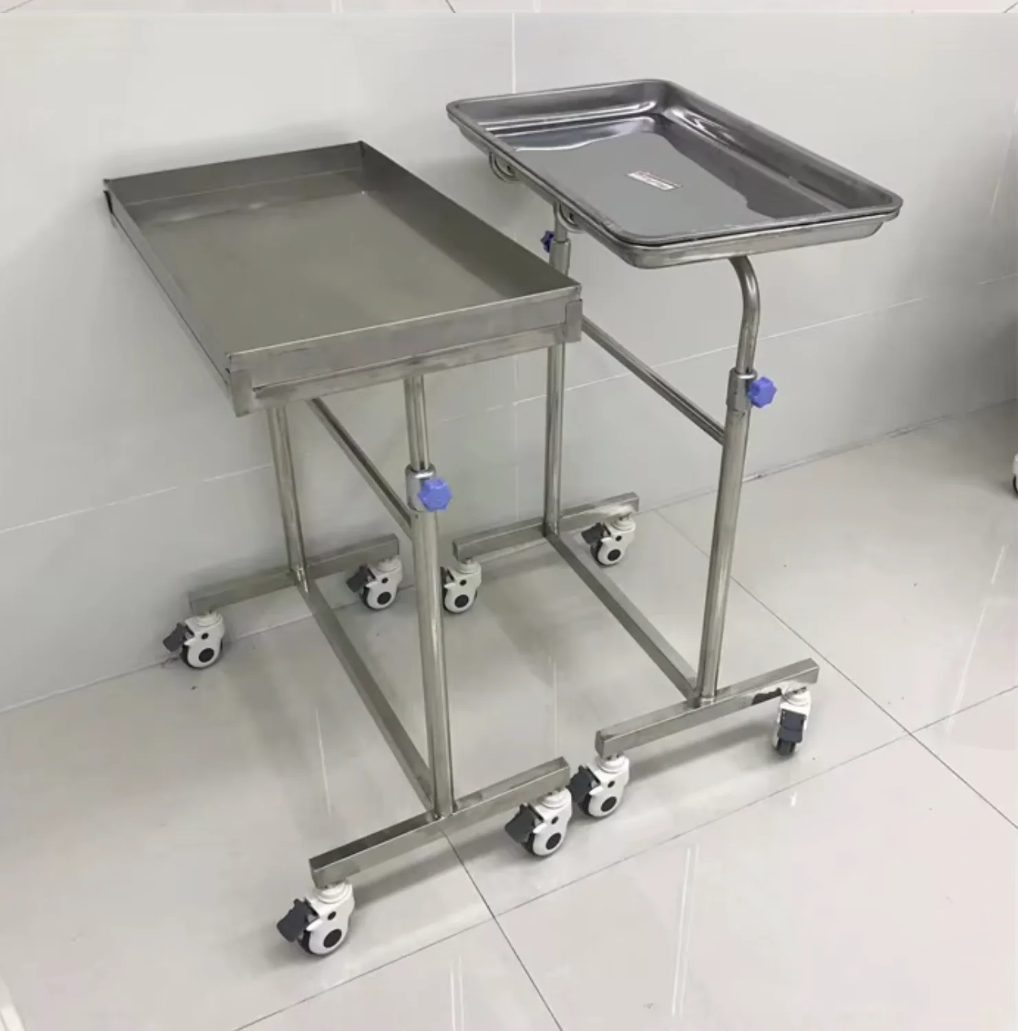 Good Sell Hospital Abs Surgical Emergency Crash CartClinical Medical Treatment Instrument Anesthesia Dressing Trolley Mayo Table