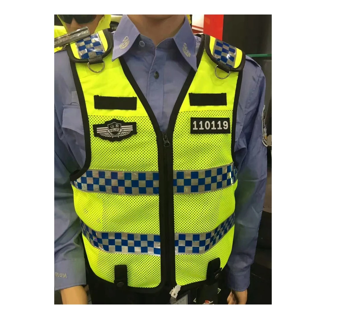 led  pvc rainwear shirt safety reflective rain jacket anti static clothes hi-viz vest high visibility clothing cycling