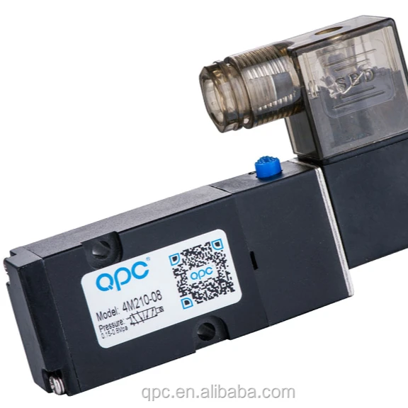 4M Series 2/5 Way Pneumatic Double Solenoid Valve Pneumatic Parts 4M220-06/08 320-08/10 420-10/15