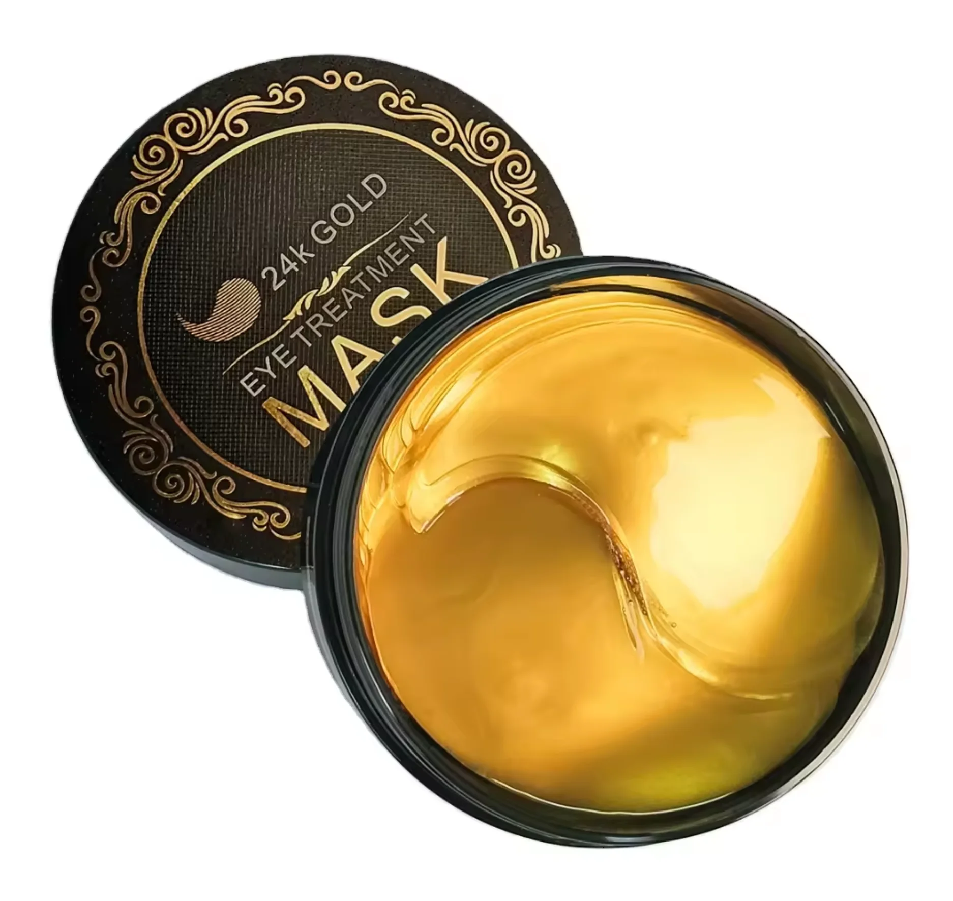 OEM eye patches hydrogel 24K Golden Seaweed Collagen Gel Pads Under Eye Mask