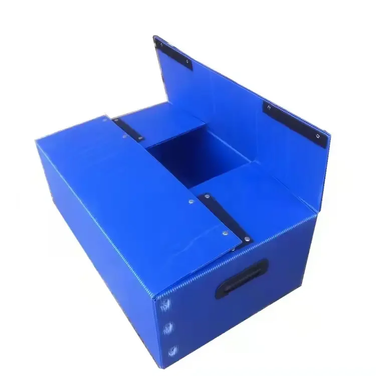 Factory Wholesale Pp Hollow Sheet Plastic Turnover Box Folding Waterproof Corrugated Box Plastic Turnover Boxes