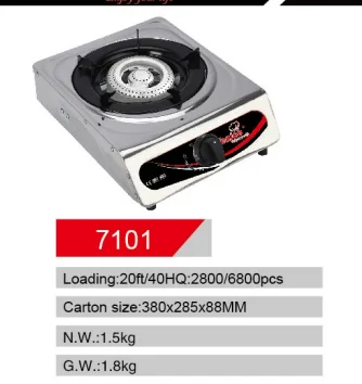 OEM China auto ignition table top small low price gas 1 burner stove