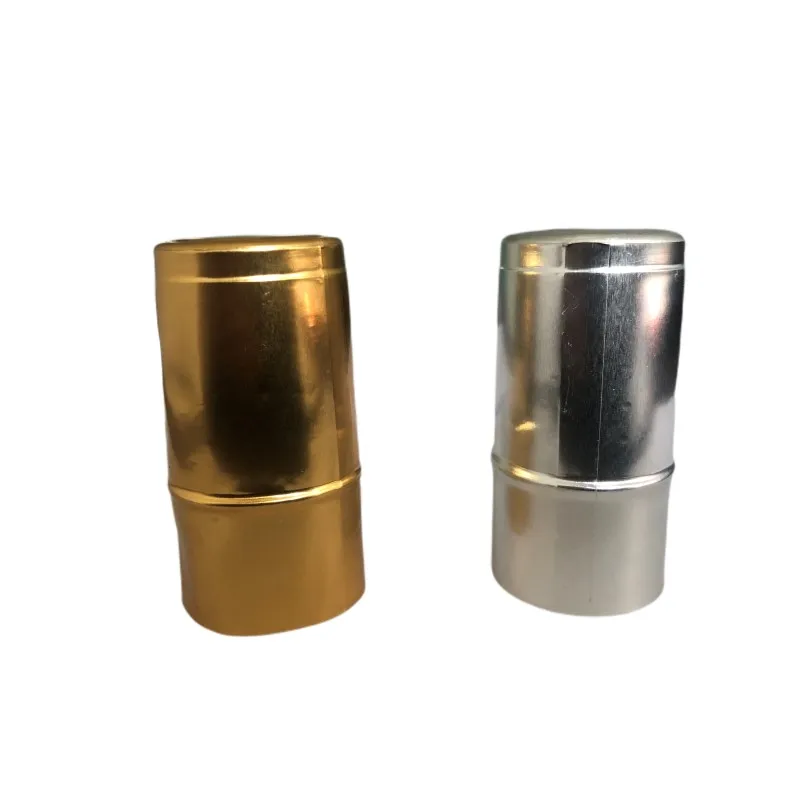 Factory Supply New Type Colorful Aluminum Foil Capsule Sealing Cap Pvc Wine Bottle Shrink Caps