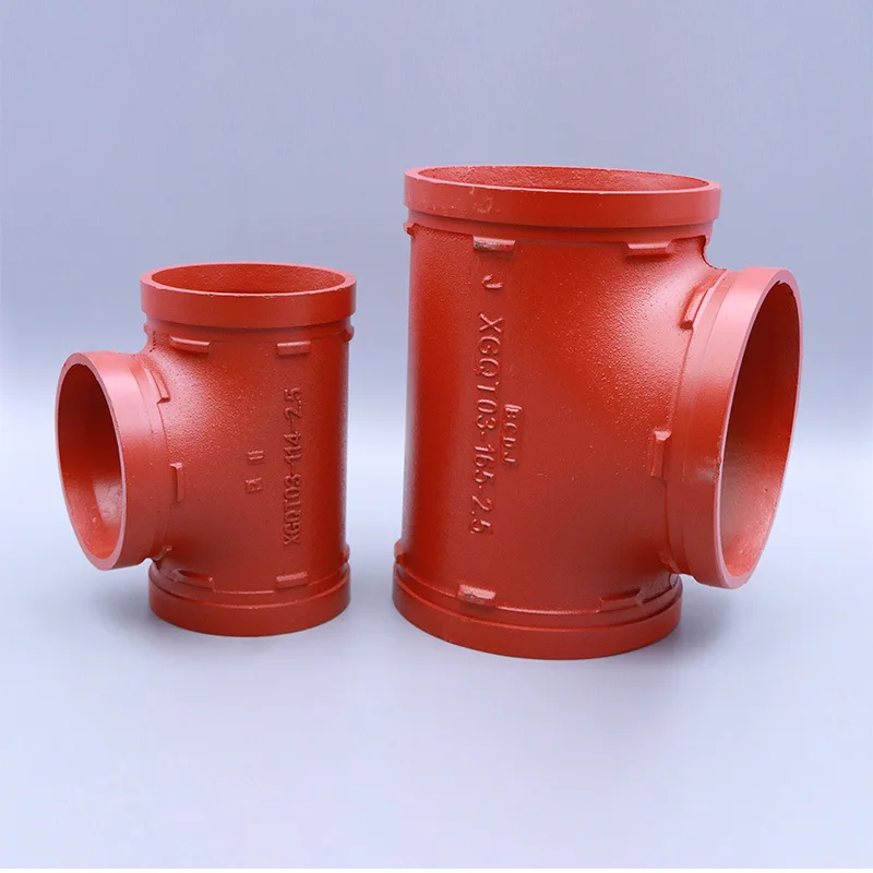 Factory Sales Ductile iron pipe fittings FM iron grooved concentric reducer manufacturer for fire fighting