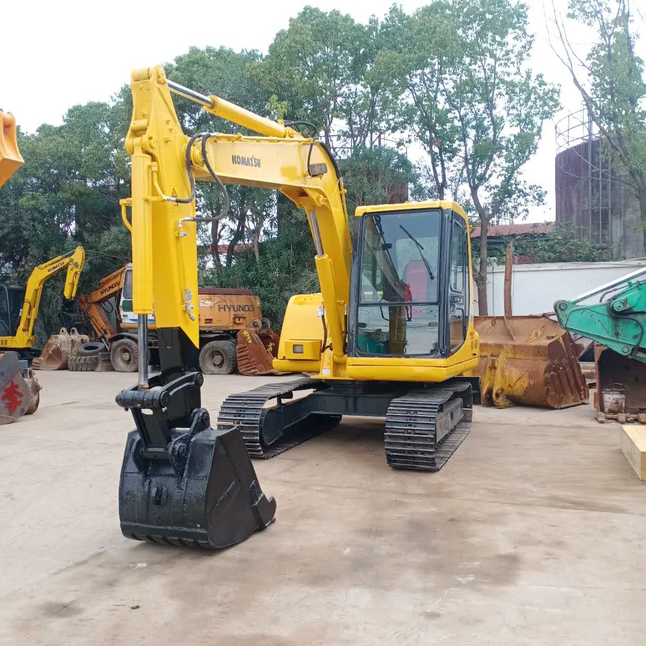 Hot Sale Used Komatsu PC60 Mini Excavator Eaton Quality Secondhand Crawler Excavator Core Engine Gearbox Bearing Motor Gear