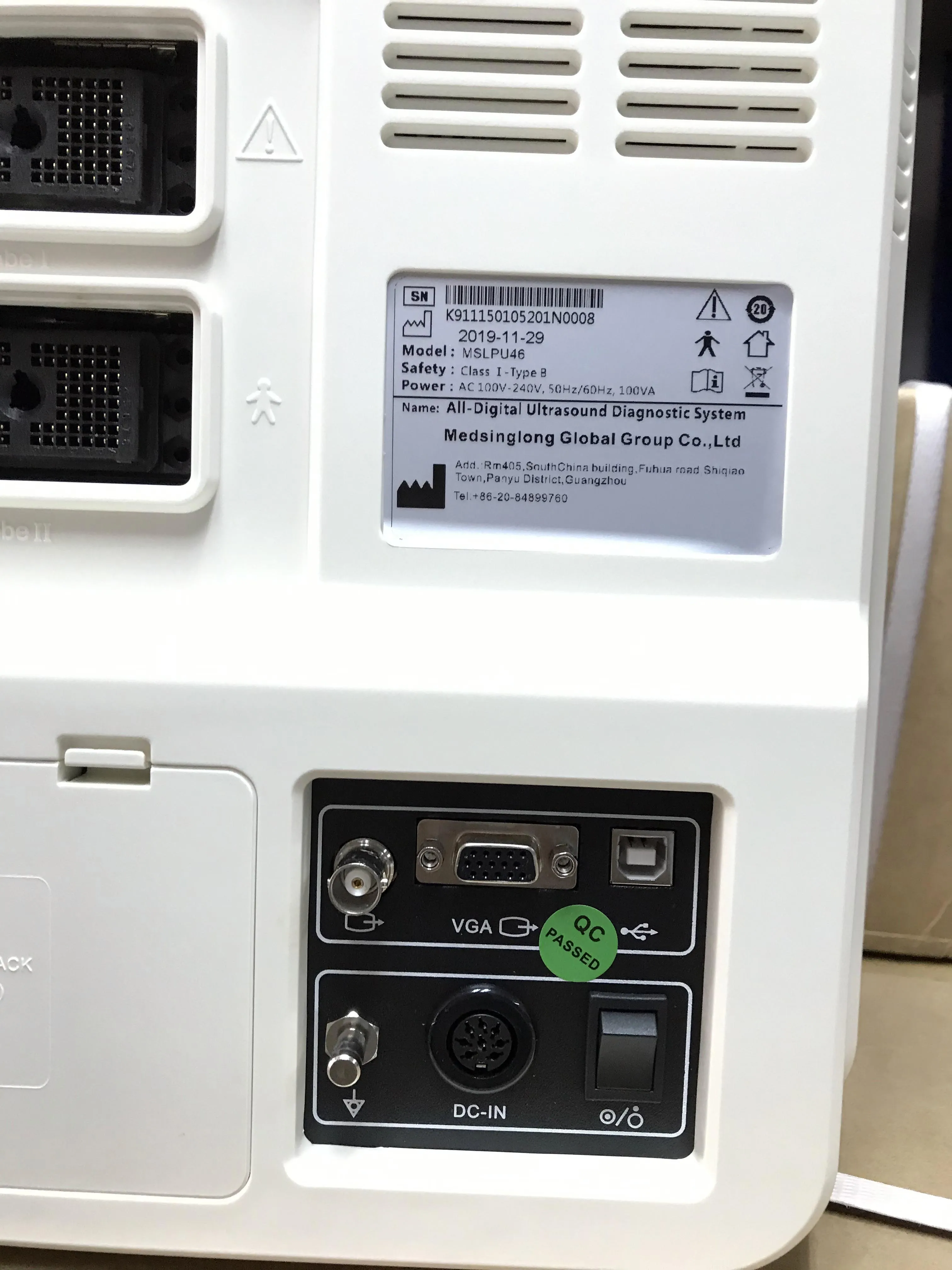 MSLPU46 Cheapest price portable  laptop digital ultrasound machine/scanner for clinic Diagnosis