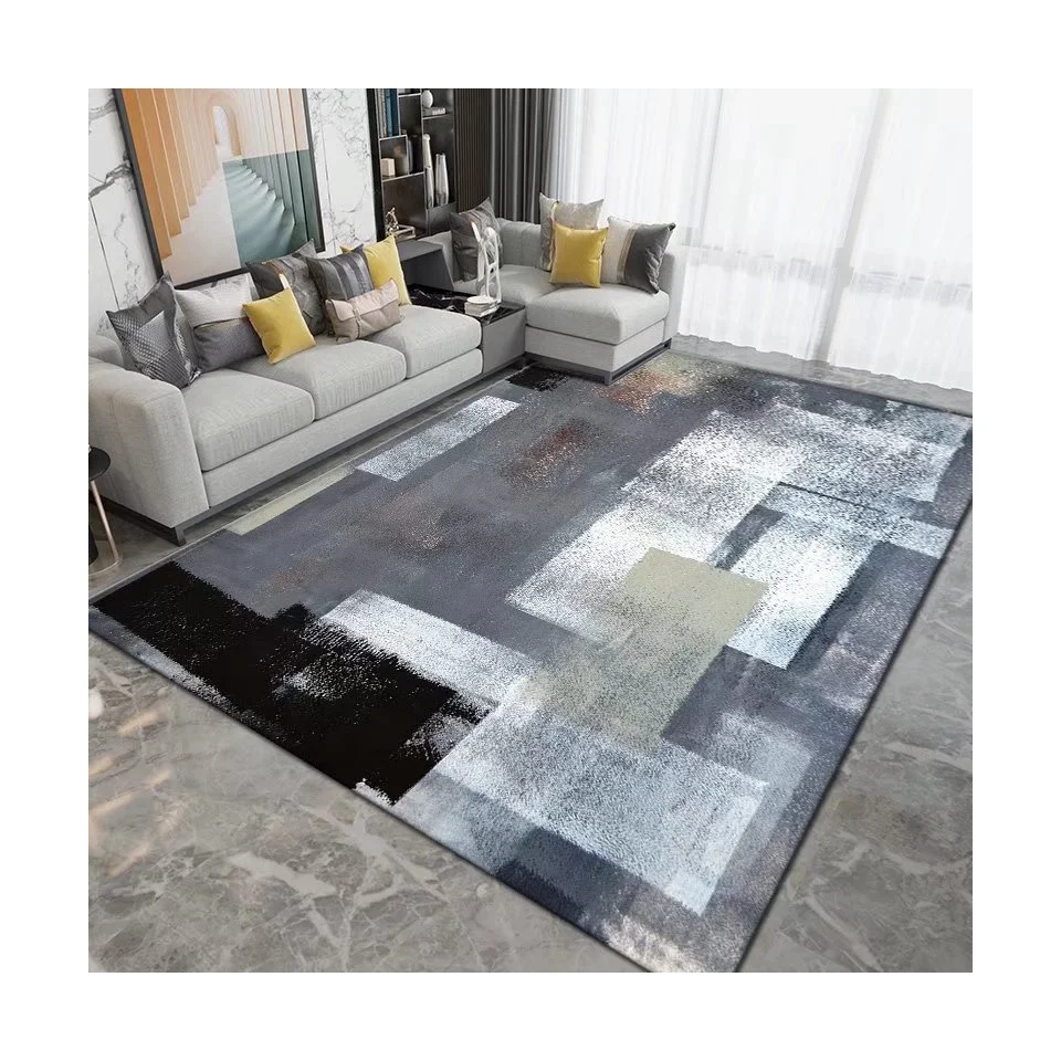 Click 3d Blue Rippled Sandy Beach Sea Carpet Large Size 3 d Printing 3D Sea World Fish Dolphin Rug Carpet