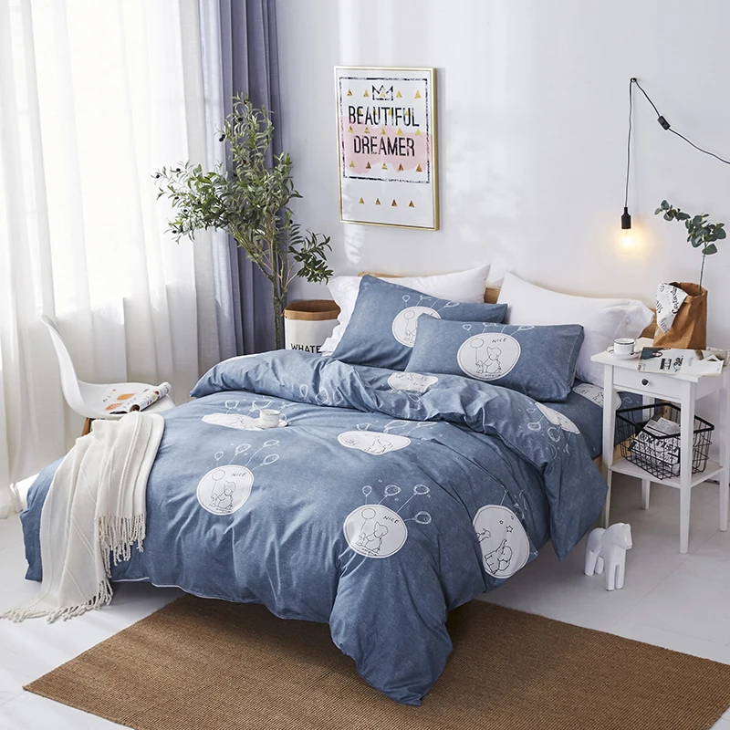 Ultra Soft Double Brushed Microfiber Hotel Collection 3 pcs sets pillow sham Comforter Cover sets