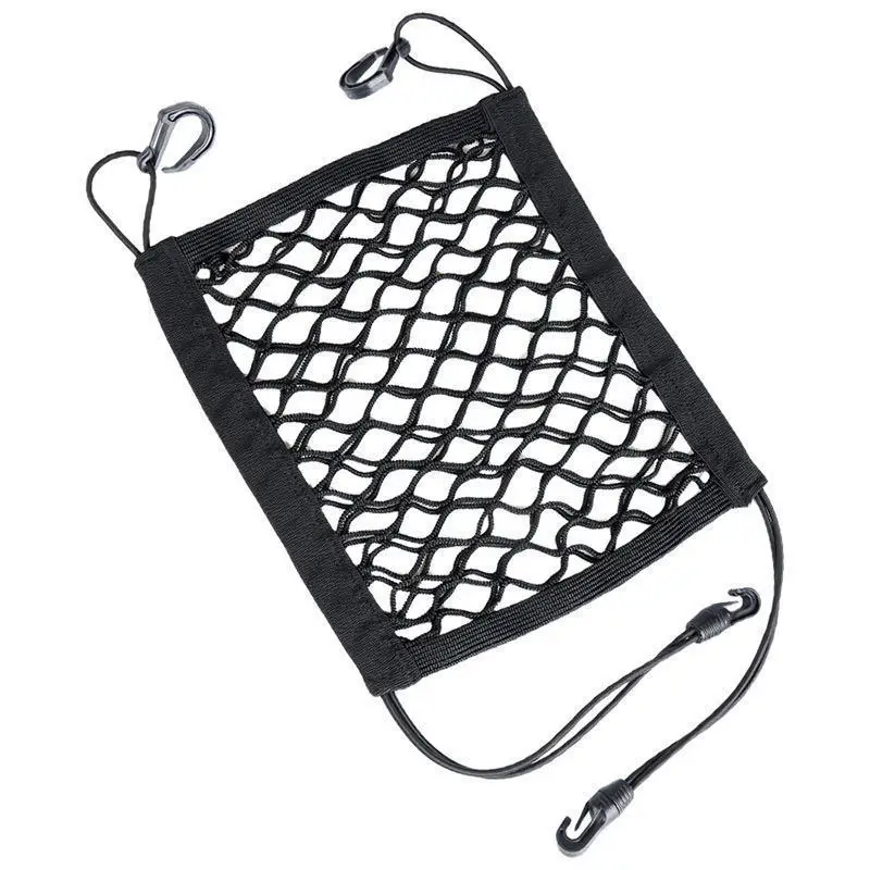 2021 Cheap Car Trunk Organizer Seat Back Elastic Mesh Net Multi layer Storage Bag Car Accessories Car Mesh Pocket between Seats
