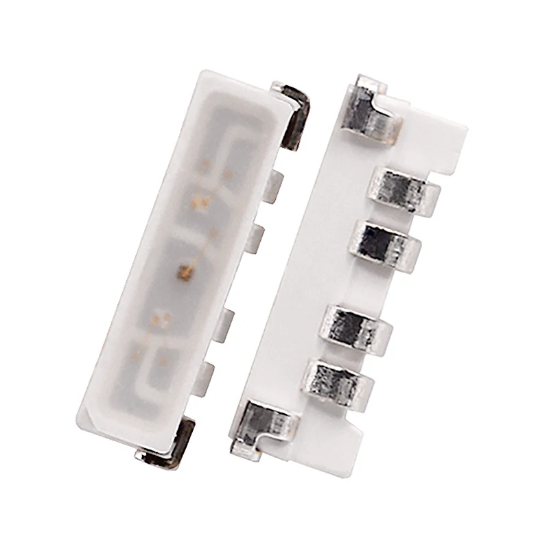 Hinchytek 4713RGB Tri-Color SMD LED PLCC 6pin Right Angle Top Hot Sales New Design RGBW Light Right Angle Top LED Side View