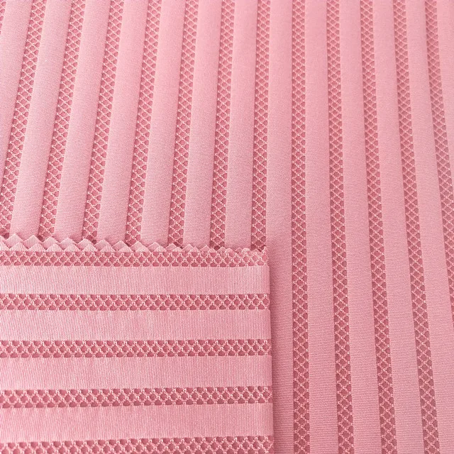 polyamide knitted jacquard waffle fabric suit for underwear