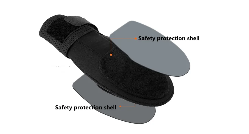 Factory Custom Logo Neoprene Running Throw Softball Baseball Sliding Mitt Hand Finger Protection