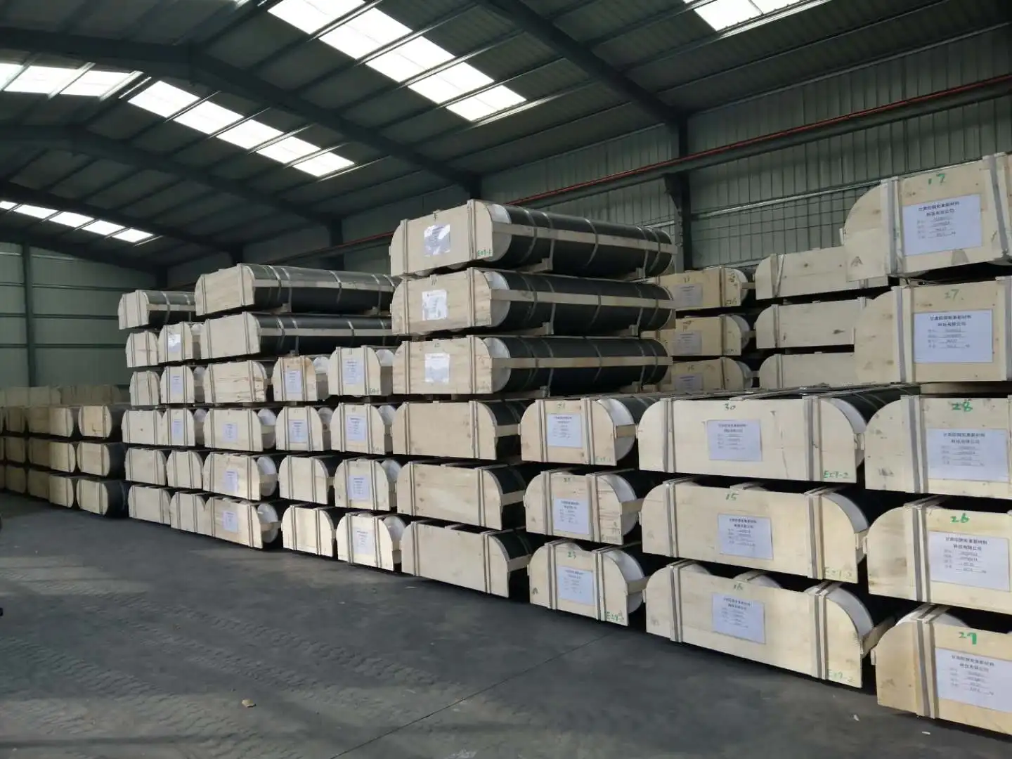 
High conductivity low resistance hp 350*1800 mm graphite electrode 