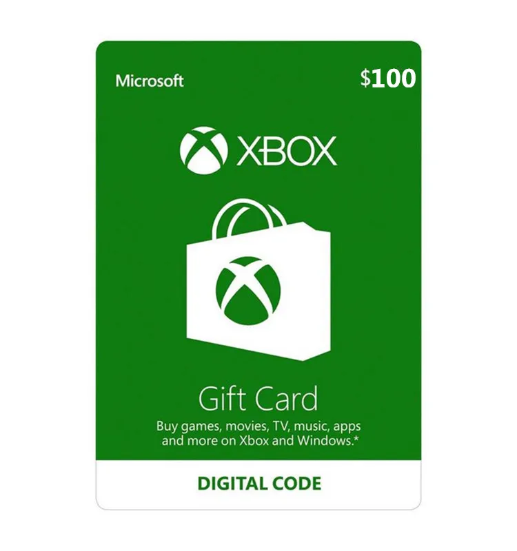 
US service account Xbox 360 game 100US gift card 