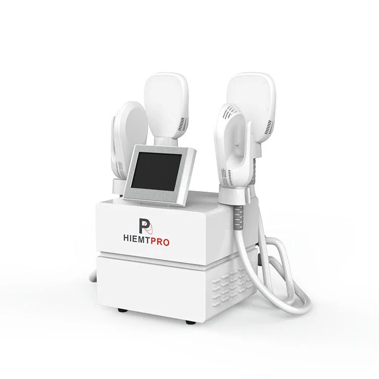 Cellulite reduction burn fat muscle portable ems electromagnetic 2 4 handle hi emt pro hiemt muscle machine