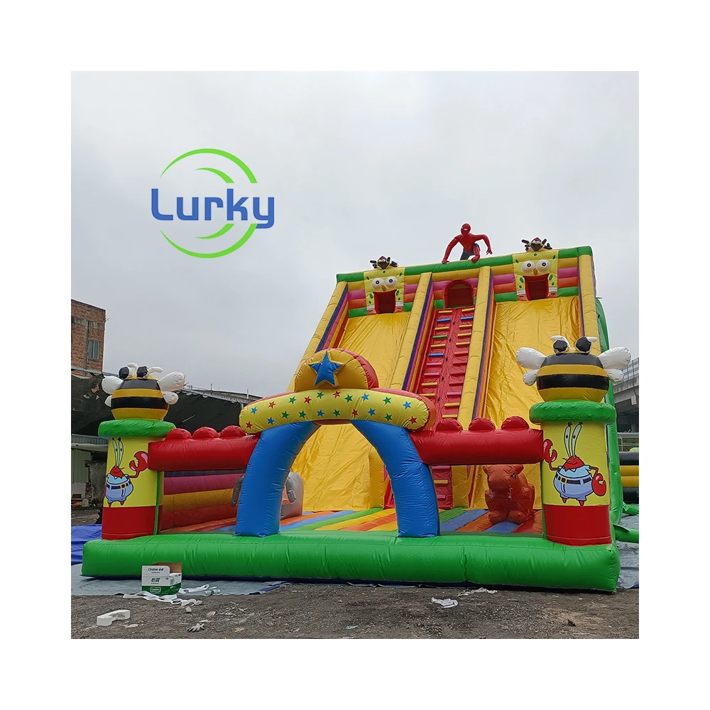 Outdoor Game Inflatable Slides For Sale Clown Slides For Kids Inflatable Clown Slide For Kids