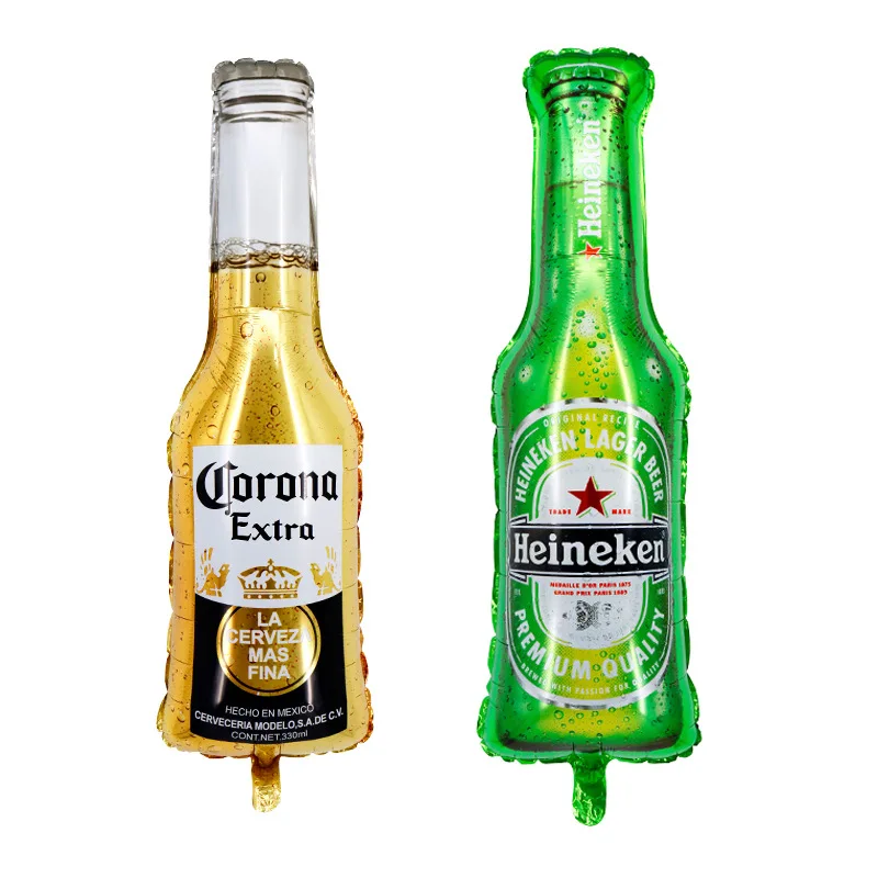 Corona beer bottle aluminum wrap balloon Cartoon balloon birthday party decoration toy balloon