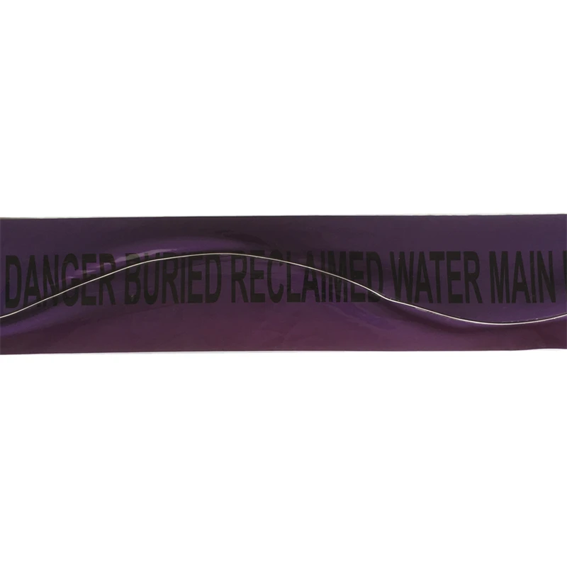 Подземный детектив предупреждающая лента магнитная проволока из нержавеющей стали маркировочная лента предупреждающая лента