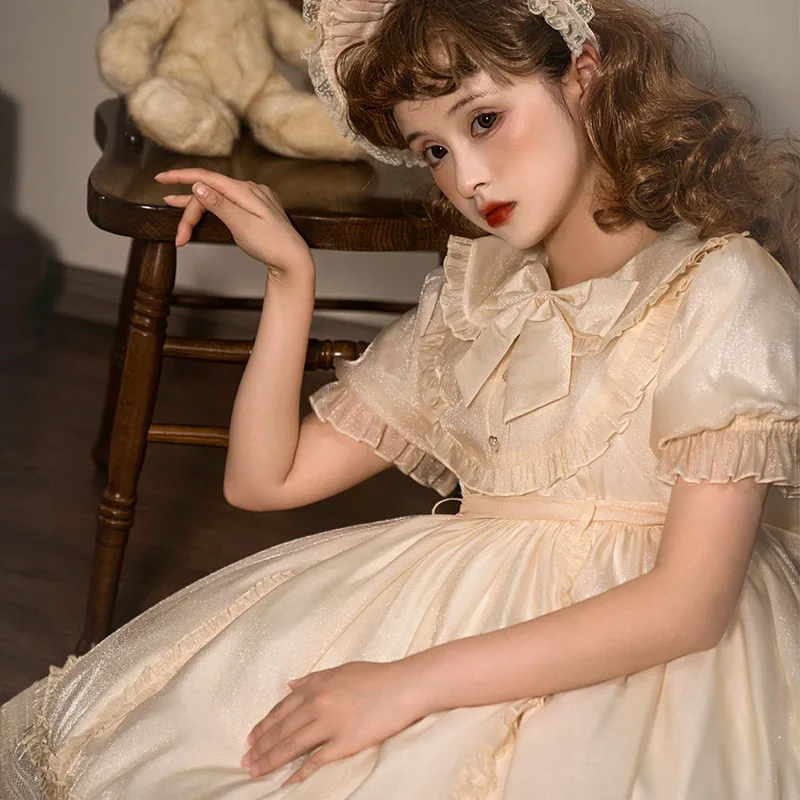 lolita dress kids anime french maid apron lolita fancy dress cosplay 2022 new women dress black lolita sweet kawaii