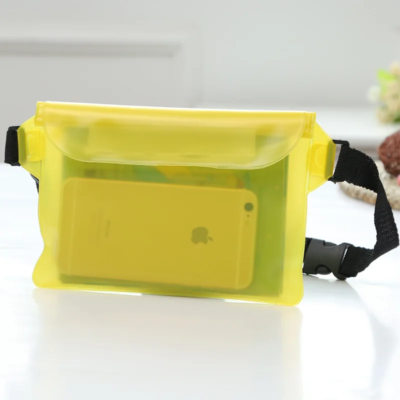 Customized Logo Waterproof Outdoor Sports Swimming PVC Mobile Phone Waterproof Bag Touch Screen Phone Bag