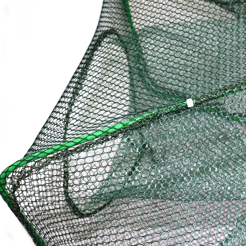 6-8 holes Folded Polygonal shrimp Lobster Net fish trap cage floating fish farming cages for sale