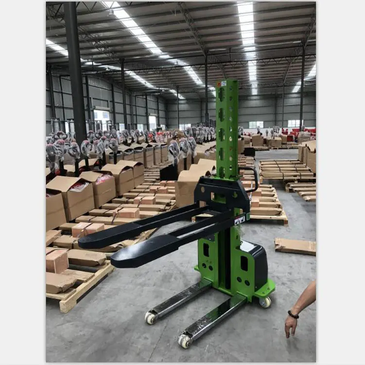 Everlift  Self -lifting Semi Electric Self-lift Stacker 500Kg Portable auto lift self loading electric pallet stacker