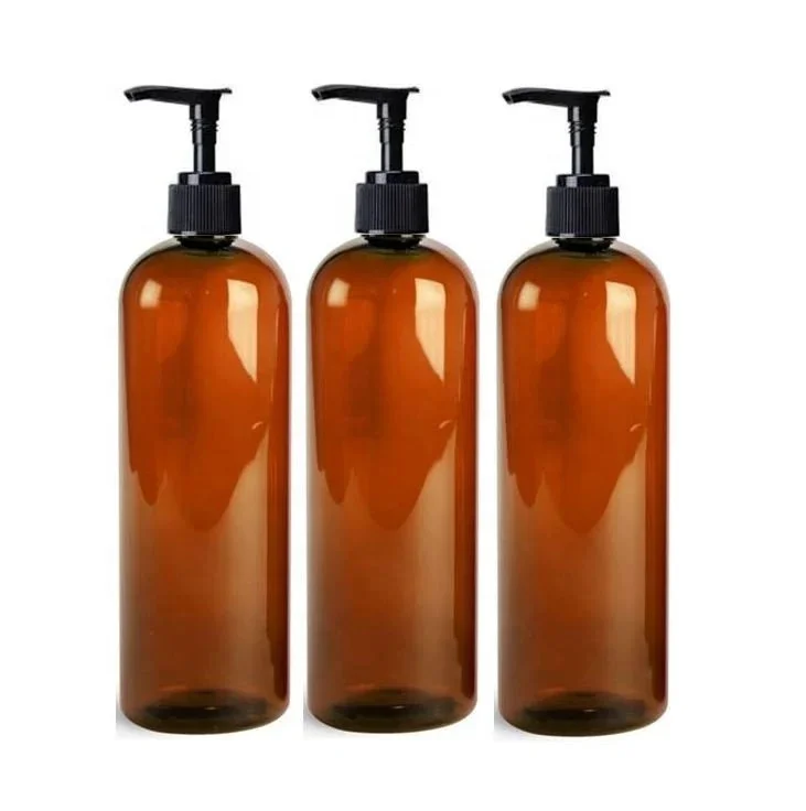 New Design Cosmetic Shampoo Body Wash Shower Gel Essential Oil Plastic Rectangle Soft Touch Squeeze Bottle With Cap 350Ml