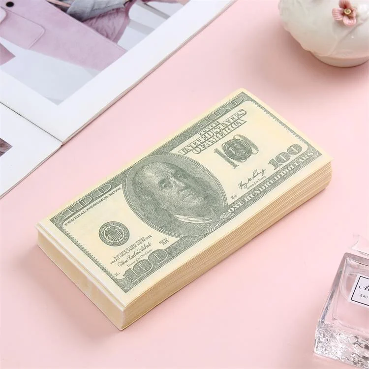 High Quality Virgin Wood Pulp Coin Pattern Printed Disposable Party Napkins Paper