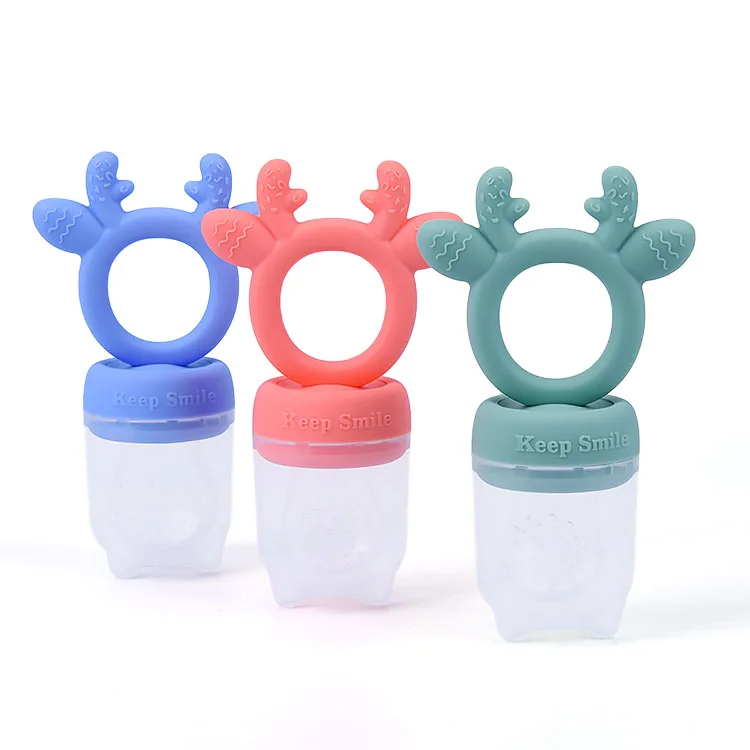 Оптовая продажа, детский прорезыватель из мягкого силикона трех размеров для зубов, Детская кормушка для фруктов