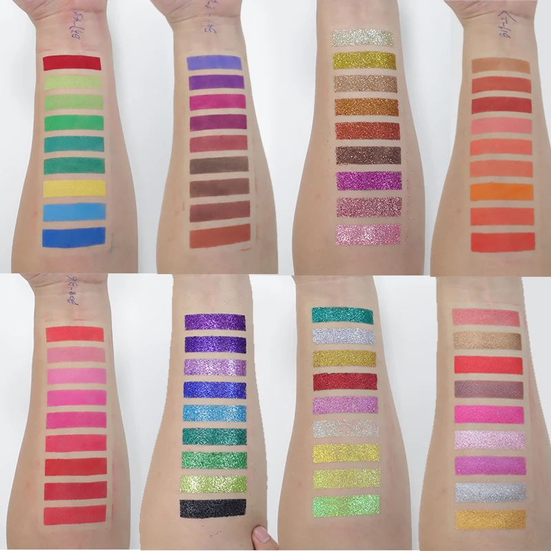 Halloween Makeup Custom Logo 9 Colors Eye Shadow Palette Vegan Eye Shadow High Pigment Halloween Eyeshadow Palette