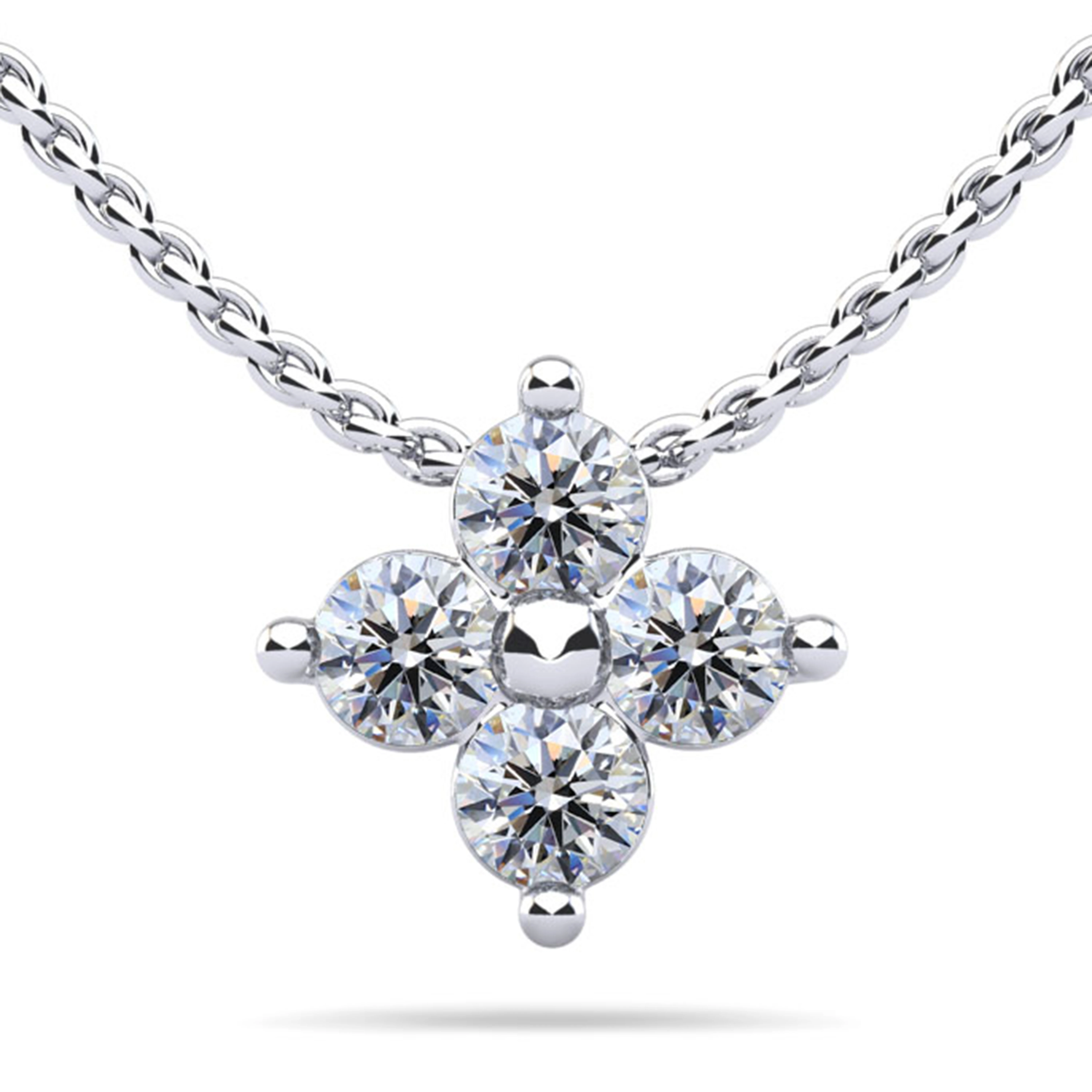 Unique Collection Au750 18 Karat Pure Gold Rope Chain Necklace Gemstone Real Diamond Necklaces Solid Gold