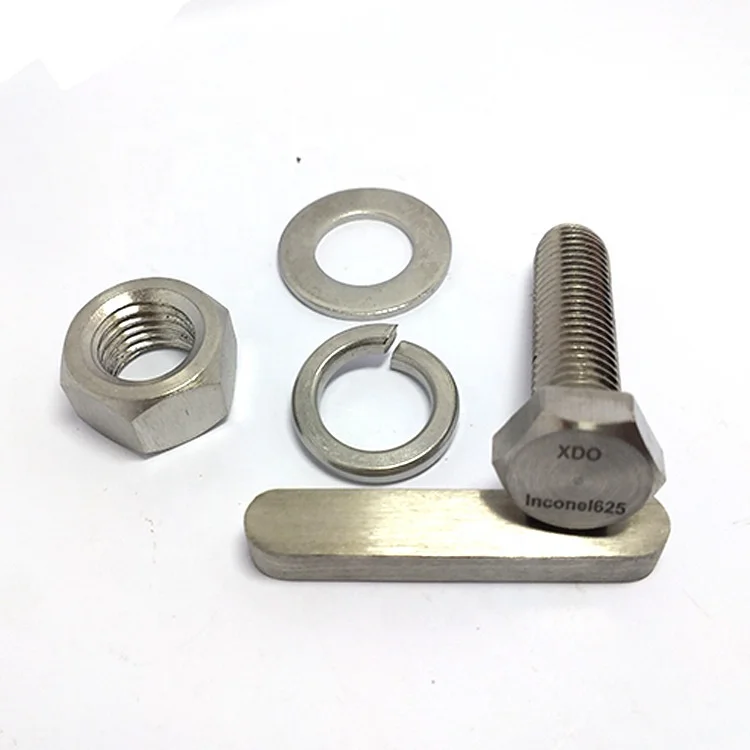 Alloy904L allen bolt sizes 904L hex jam nut bolts and washers