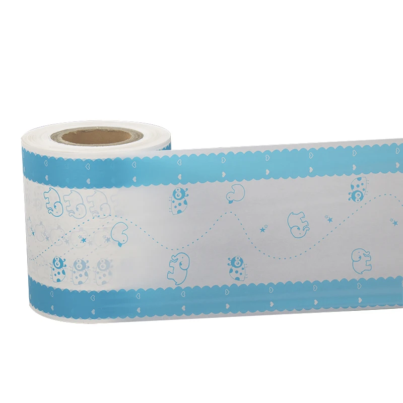 Эластичная резинка на талии, тисненый нетканый материал, горячая Распродажа, ПП застежка, боковая лента, подгузник, сырье для детских подгузников