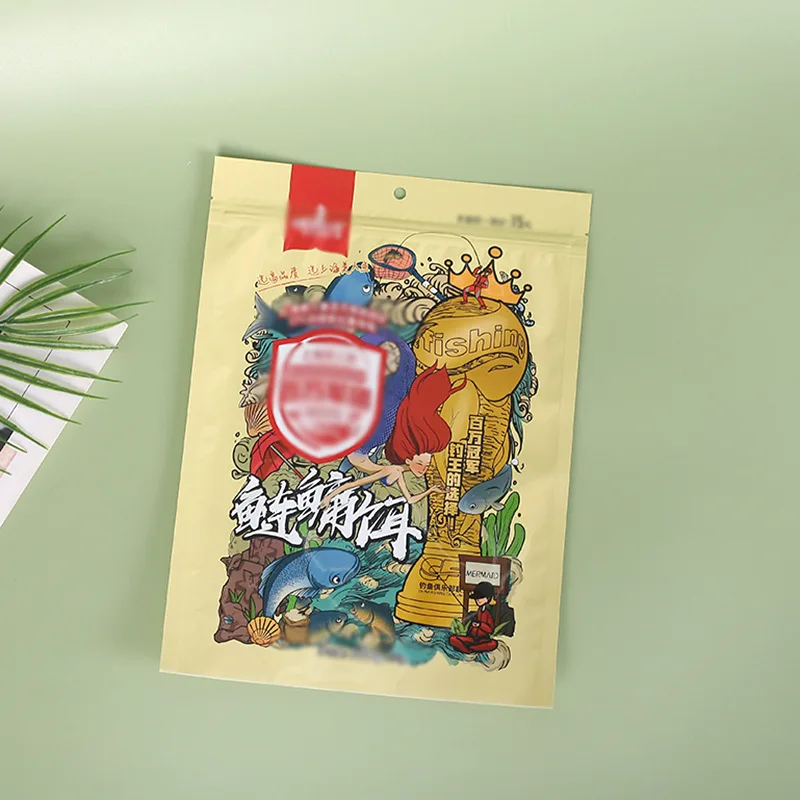 Custom Printed Cereals Dry Food 3 Sides Seal Food Grade Nylon Pouch Transparent Plastic Vacuum Packaging Bag Nylon Bag